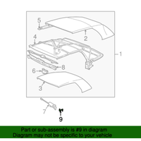 New Genuine BMW Emergency Operation Crank (2000-2006) OE 67618370817