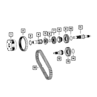 New Genuine Mopar Shaft Transfer Case 2007-2024 OE 68001931AA