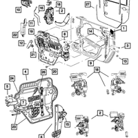 Genuine Jeep Wrangler Front Door Window Regulator Right (2007-2018) 68014948AA