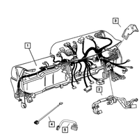 New Genuine Mopar Wiring Shifter Jumper 2009-2021 OE 68024883AC