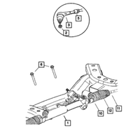 New Genuine Mopar Boot Steering Gear OE 68028832AA