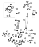 New Genuine Mopar Stop/Bmpr Jounce 2011-2022 OE 68029591AD