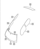 New Genuine Mopar Spacer 2011-2023 OE 68044586AA