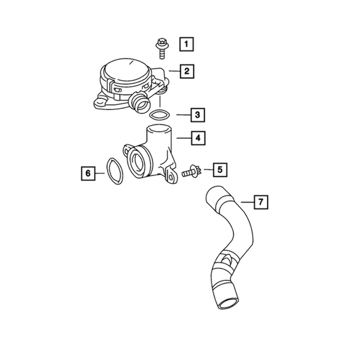 New Genuine Mopar Valve Pcv 2007-2009 OE 68048205AB