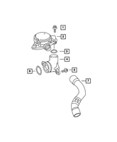 New Genuine Mopar Valve Pcv 2007-2009 OE 68048205AB