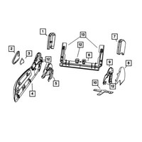 New Genuine Mopar Clip Retaining OE 68053606AA