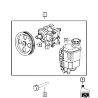 New Genuine Mopar Pump Power Steering OE 68069903AC