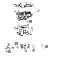 New Genuine Mopar Cover Totally Integrated Power Mo OE 68083376AA