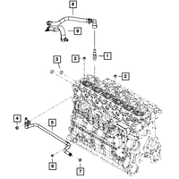New Genuine Mopar O Ring OE 68086261AA