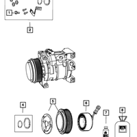 New Genuine Mopar Pully Kit A/C Compressor (2011-2020) OE 68087441AC