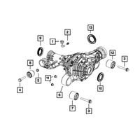 New Genuine Mopar Axle Mounting Isolator (2011-2025) OE 68092607AA