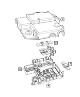 New Genuine Mopar Fuse Mega 2015-2022 OE 68093581AA