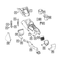 New Genuine Mopar Nut U 2015-2022 OE 68100465AA