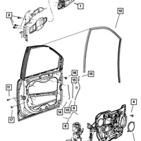 New Genuine Mopar Lock Rod Lock 2011-2020 OE 68102225AA