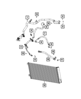 New Genuine Mopar Seal A/C Line OE 68103422AA