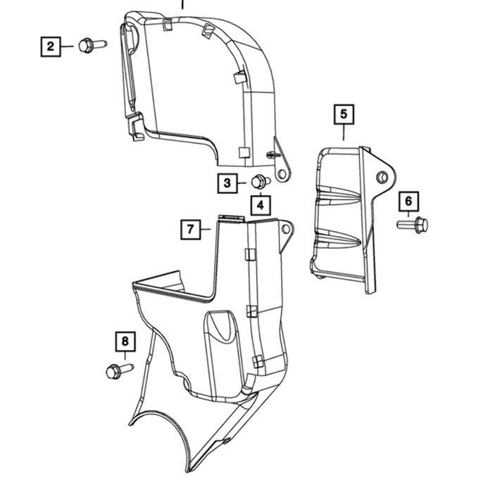 New Genuine Mopar Bolt 2014-2019 OE 68119527AA