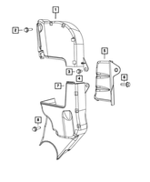 New Genuine Mopar Bolt 2014-2019 OE 68119527AA