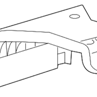 New Genuine Mopar Windshield Washer Reservoir Bracket (2018-2023) OE 68134970AB