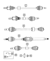 New Genuine Mopar Clamp Boot OE 68139370AA
