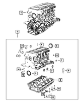 New Genuine Mopar Plug Core 2012-2019 OE 68145984AA