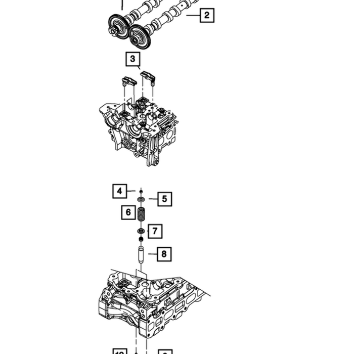 New Genuine Mopar Valve Intake OE 68147265AA