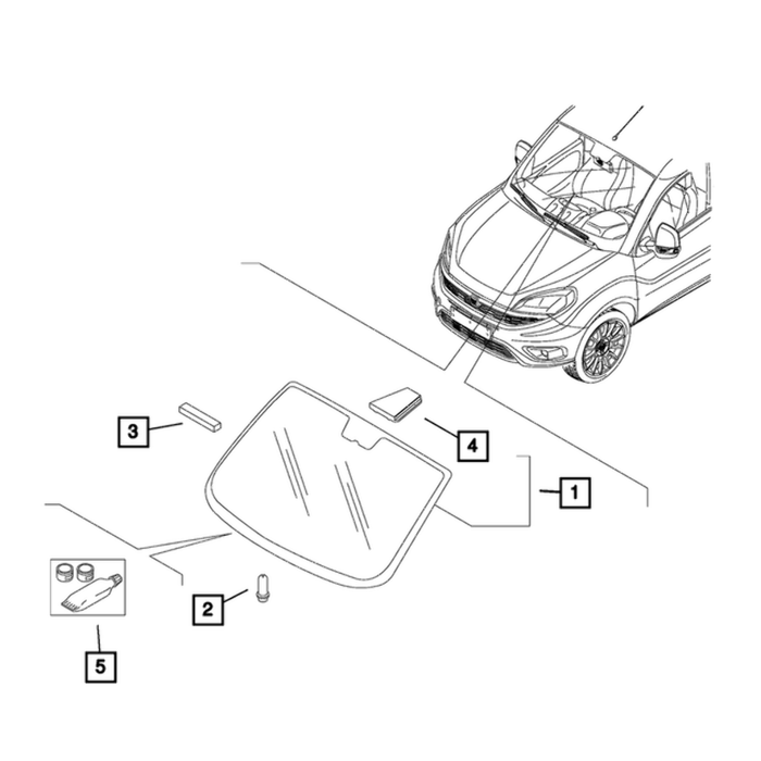 New Genuine Mopar Plate Support 2015-2022 OE 68162827AA