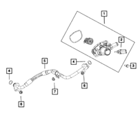 New Genuine Mopar Gasket 2012-2017 OE 68166577AA