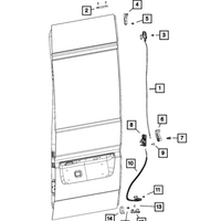 New Genuine Mopar Striker Door Latch OE 68169415AC