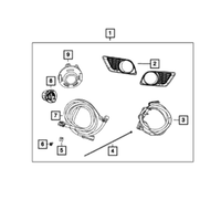 New Genuine Mopar U-Nut OE 68193641AA