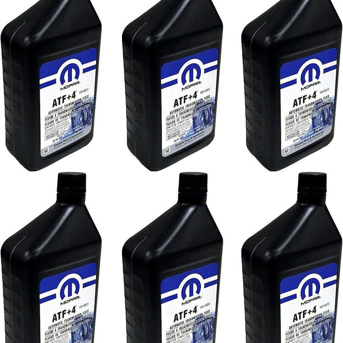 New Genuine Mopar Fluid Automatic Transmission ATF+4 Set 6 Quarts OE 68218057AC