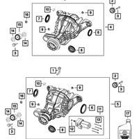 Pack of 4 New Genuine Mopar Bolt 2014-2023 OE 68223633AA