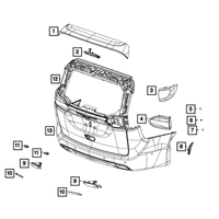New Genuine Mopar Lamp Tail OE 68229027AF