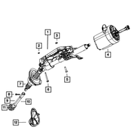 New Genuine Mopar Wiring Power Steering Column 2012-2013 OE 68230457AA