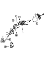 New Genuine Mopar Wiring Power Steering Column 2012-2013 OE 68230457AA