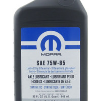 Pack of 6 New Genuine Mopar Gear Lubricant Oil 1 Quart (2022-2023) OE 68232948AB