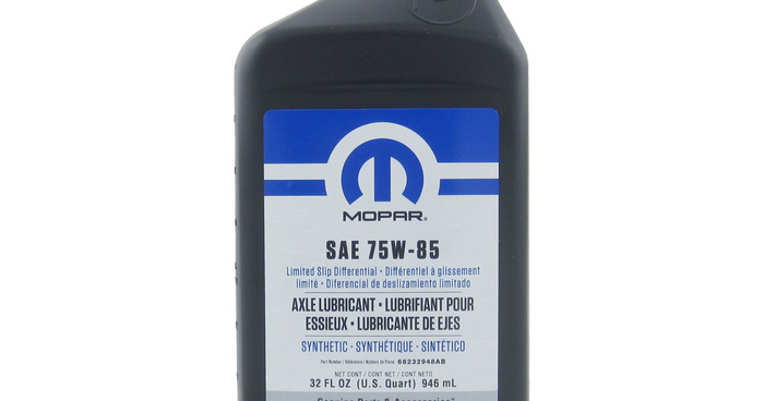 Pack of 6 New Genuine Mopar Gear Lubricant Oil 1 Quart (2022-2023) OE 68232948AB