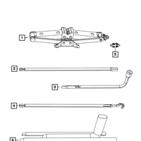 New Genuine Mopar Turnbuckl Jack Assembly OE 68237111AA