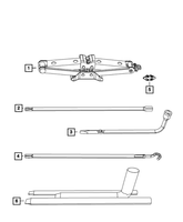 New Genuine Mopar Turnbuckl Jack Assembly OE 68237111AA