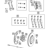 New Genuine Mopar Stud Hub 2018-2024 OE 68325126AA
