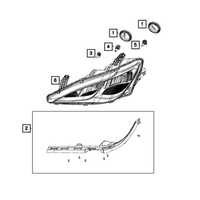 New Genuine Mopar Kit Mounting OE 68329839AA