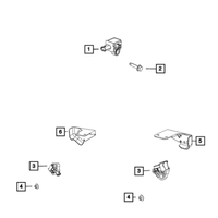 New Genuine Mopar Sensor Acceleration 2018-2023 OE 68400775AA