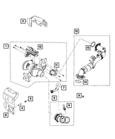 New Genuine Mopar Nut Flange 2019-2024 OE 68418084AA
