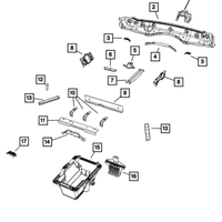 New Genuine Mopar Tray Battery 2021-2023 OE 68448330AD