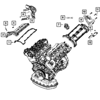 New Genuine Mopar Cap Oil Filler 2014-2019 OE 68470592AA