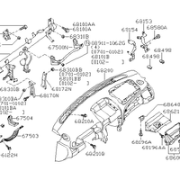New Genuine Nissan Sentra Glove Box Assembly (2000-2006) OE 685005M004