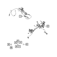 New Genuine Ram 3500 Dash Wiring Harness Left (2020-2021) OE 68516159AA