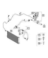 New Genuine Mopar Line A/C Suction 2019-2021 OE 68519340AA