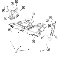 New Genuine Mopar Cover Engine 2014-2019 OE 68524879AA