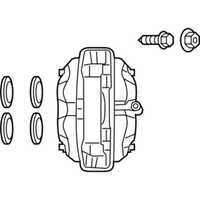 Genuine Dodge Front Brake Caliper Assembly SRT Left (2021-2023) OE 68525309AA