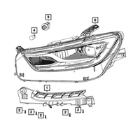 New Genuine Chrysler Turn Signal Socket Bulb (2021-2026) OE 68525937AA